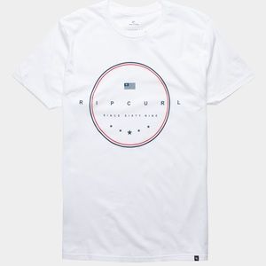 Rip Curl Liberty Seal Mens White T-Shirt